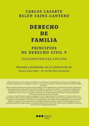 Principios de Derecho Civil V Derecho de Familia 2