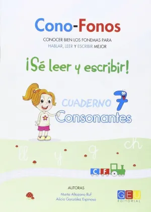 Cono-Fonos 3 Cuaderno 7 Consonantes se Leer y Escr