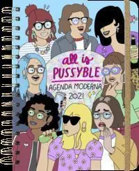 Agenda Anual Semana Vista 2021 Moderna de Pueblo