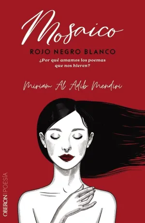 Mosaico Rojo Negro Blanco