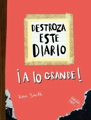 Destroza este Diario. A lo Grande - Naranja Fluor