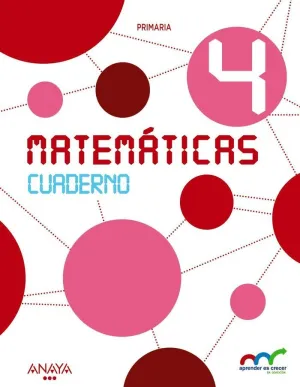 Matemáticas 4. Cuaderno.