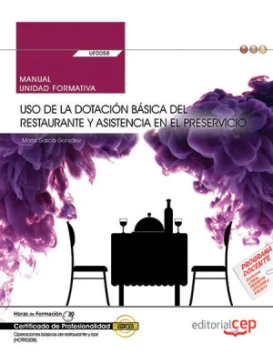 Manual Uso de la Dotacion Basica del Restaurante y