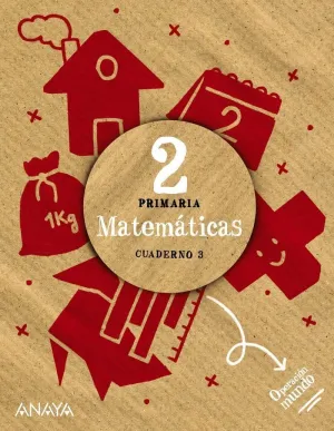 Cuaderno Matemáticas 3-2ºprimaria. Operación Mundo 2022