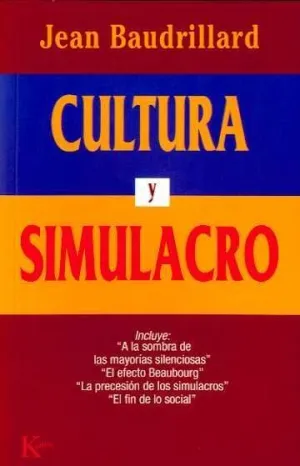 Cultura y Simulacro