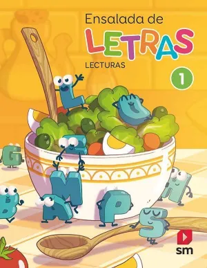 Lecturas: Ensalada de Letras. 1 Primaria. Más Savi