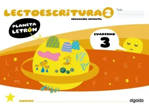 Planeta Letrón. Lectoescritura. Nivel 2. Cuaderno 3. Pauta