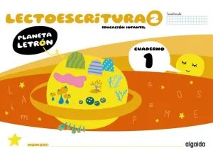 Planeta Letrón. Lectoescritura. Nivel 2. Cuaderno 1. Cuadrícula