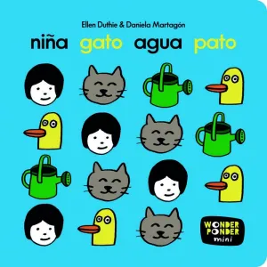 Niña Gato Agua Pato. wonder Ponde