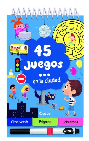 45 Juegos en la Ciudad. Auzou.