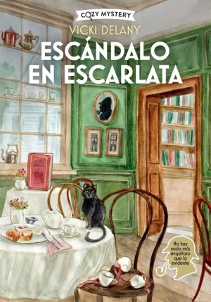 Escã¡Ndalo en Escarlata (Cozy Mystery)