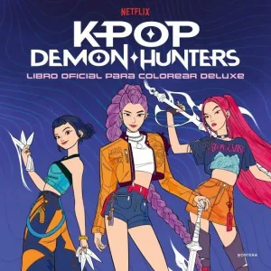 Kpop Demon Hunters Libro para Colorear